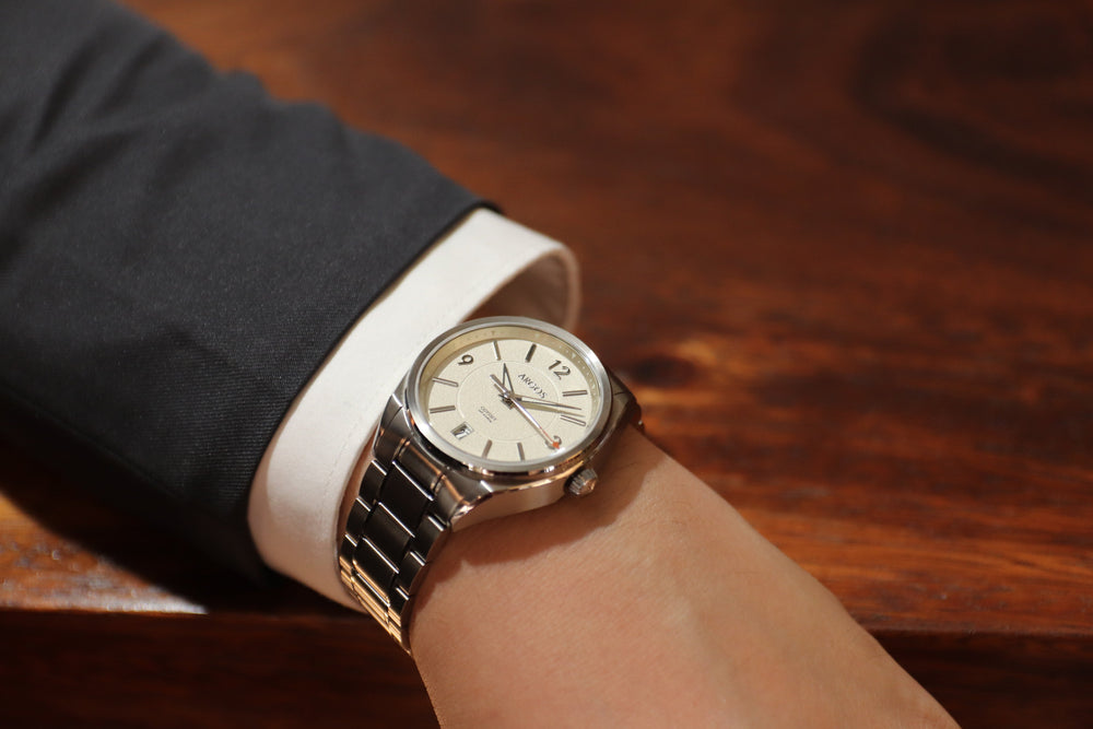 A close-up shot of argos watches, a Filipino watch brand