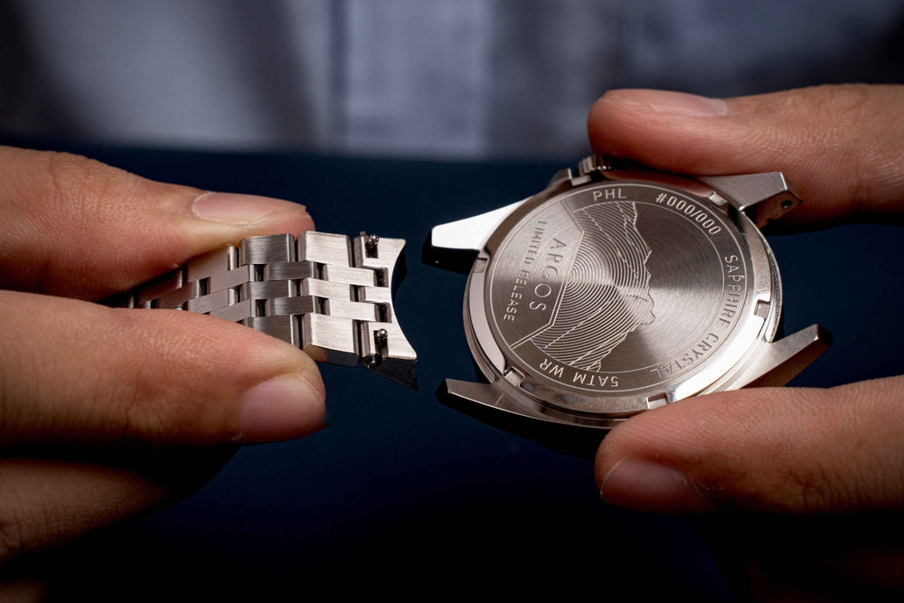 A close-up shot of argos watches, a Filipino watch brand