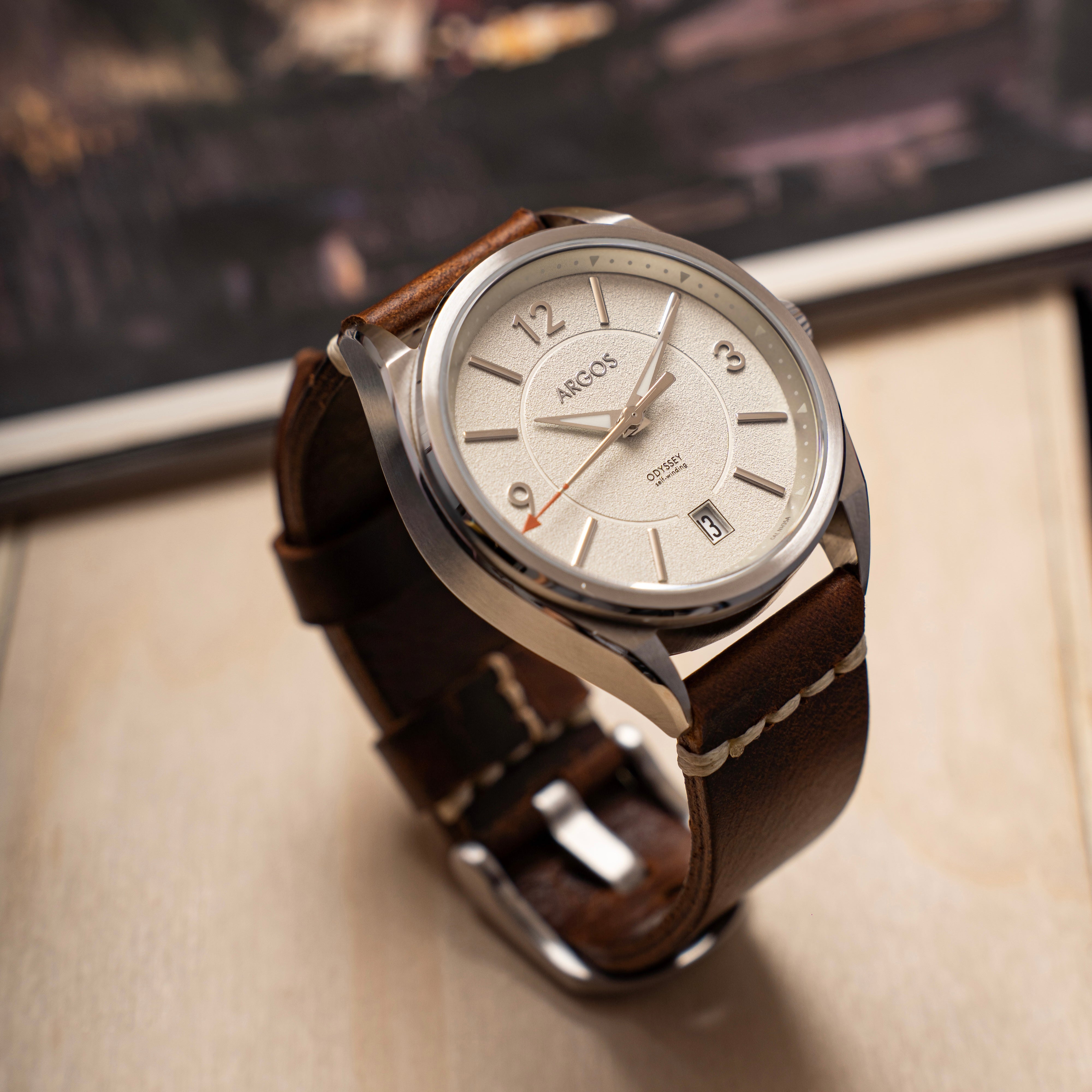 Odyssey Cream ARGOS Filipino Premium Watches Argos Watches Corporation