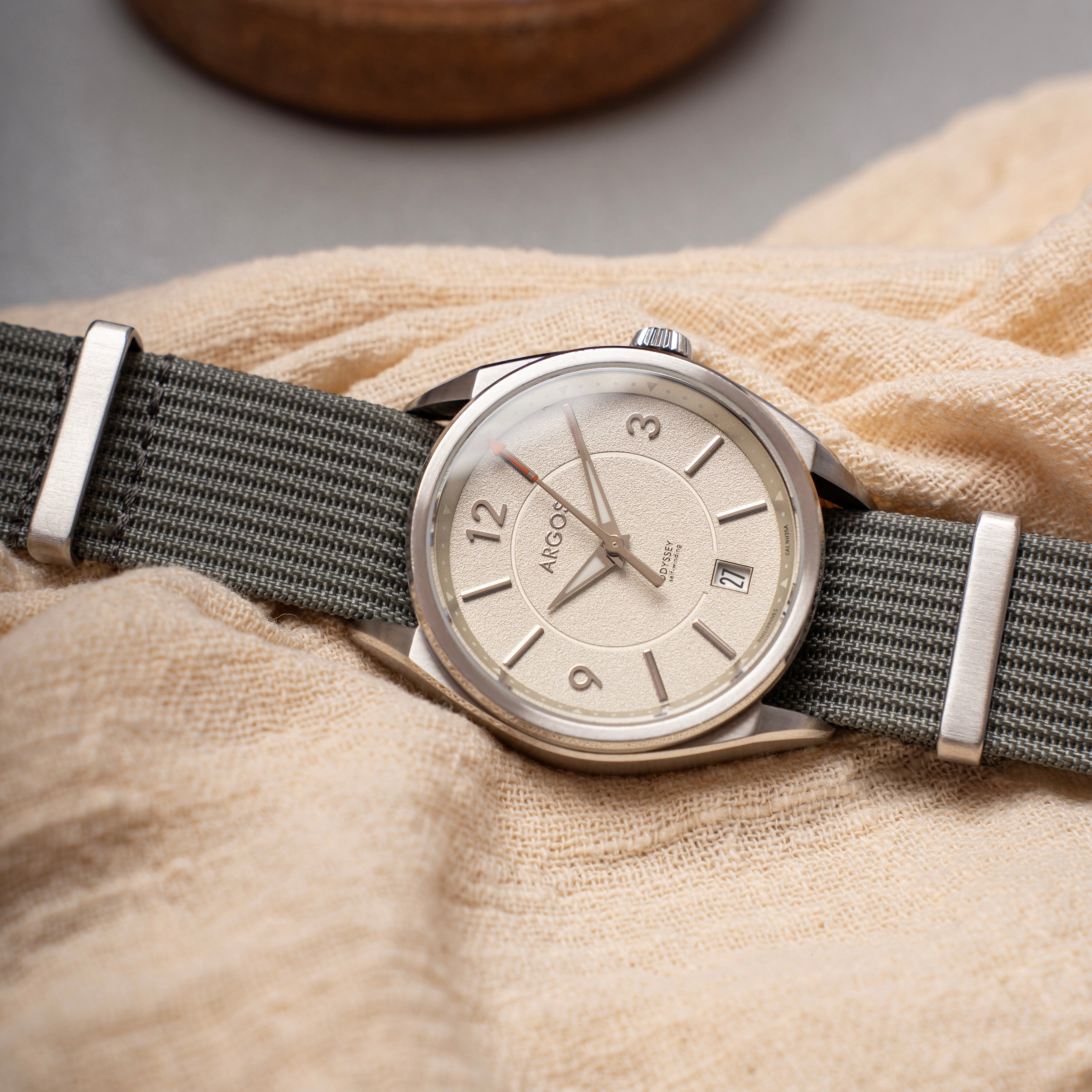 Odyssey Cream ARGOS Filipino Premium Watches Argos Watches Corporation