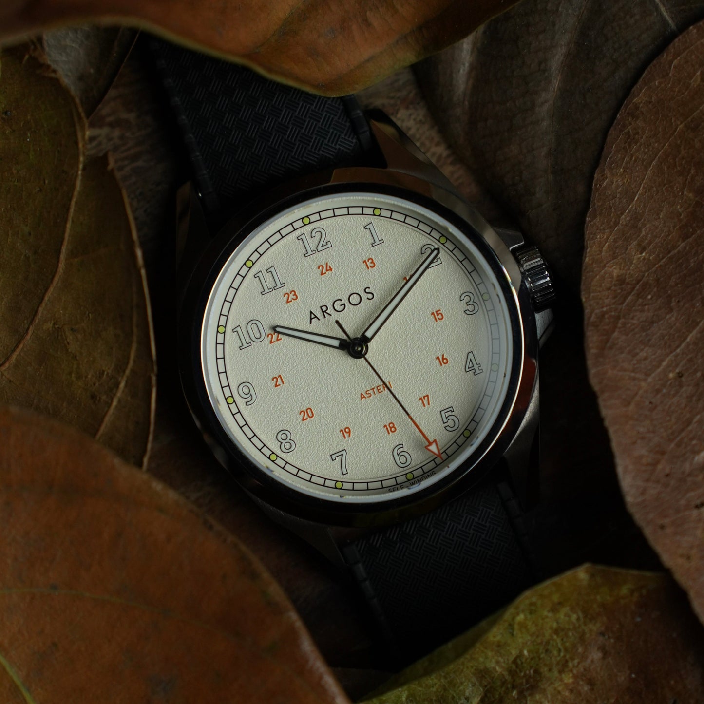 A close-up shot of Filipino watch brand, Argos Watches